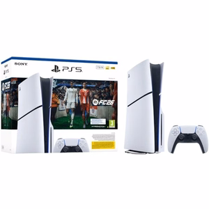 Sony PlayStation 5 Slim + EA Sports FC 26 komplekts 1 TB Wi-Fi melns, balts