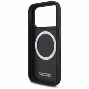 BMW M Tricolor Metal Logo MagSafe Чехол для iPhone 17 Pro - серый