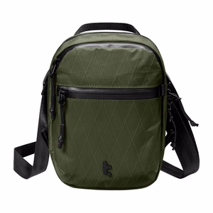 TOMTOC Aviator-T37 ceļojumu soma ar plecu siksnu X-Pac 1.3L (zaļa)