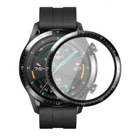 Rūdīts stikls akrila pilna līme Huawei Watch GT2 46mm