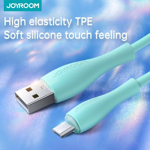 Joyroom Bowling datu kabelis S-2030M8 USB-A / micro USB 3A 2m - zaļš