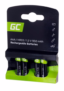 Green Cell GR03 mājsaimniecības uzlādējama AAA baterija, niķeļa-metāla hidrīds (NiMH)