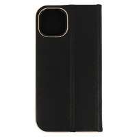 Grāmatas apvalks ar rāmi Iphone 11 Pro melns