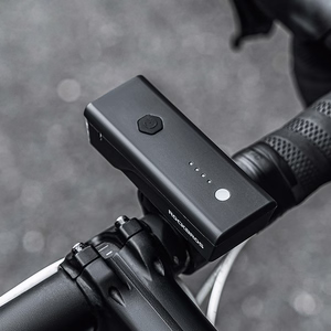 Rockbros 24510003001 priekšējais velosipēda lukturis 260 lm + USB-C - USB-A kabelis - melns
