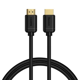Baseus HDMI 2.0 kabelis 4K 60 Hz 3D HDR 18 Gbps 1 m melns (CAKGQ-A01)