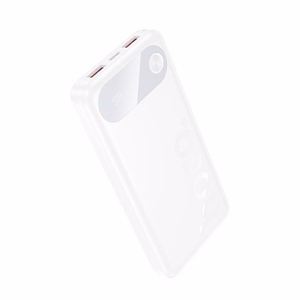Portatīvais lādētājs Hoco 10000 mAh QC PD 22,5W J154 balts