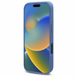 Guess 4G Flowers Print MagSafe case for iPhone 16 Pro Max - blue