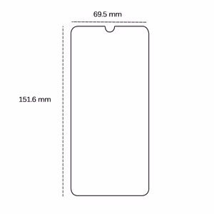 Rūdītais stikls 2,5D Huawei Y7 2019