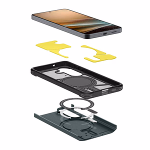 Spigen Tough Armor Mag MagSafe maciņš priekš Samsung Galaxy S26 zaļš