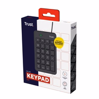 Trust 22221 ciparu tastatūra USB melna