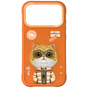 Nimmy Cool&Cute 2.0 Cat macins iPhone 17 Pro - oranzs