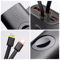 Portatīvais lādētājs Forcell F-Energy F10K4 PD QC3.0 3A 22,5W 10000 mAh su Apple Watch saderīgs melns