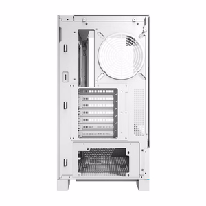 Darkflash DY450 datora korpuss bez ventilatoriem (balts)