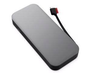 Lenovo Go portatīvais lādētājs 20000 mAh melns/pelēks