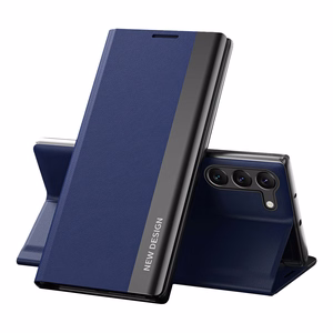 Sleep Case Pro viedtālruņa apvalks Samsung Galaxy S23+ ar atveramu statīvu zils