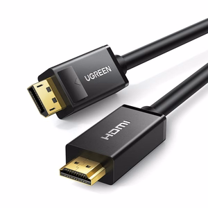 Ugreen DP101 DisplayPort - HDMI kabelis 4K 3m - melns