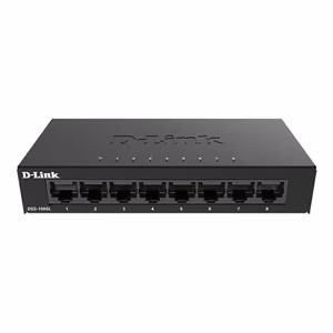 D-Link komutators DGS-108GL/E, nepārvaldāms, galda, Gigabit Ethernet (vara) portu skaits 8, 60 mēneši