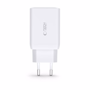 Tech-Protect C65W lādētājs 2x USB-C PD 65W / USB-A QC 3.0 - melns