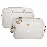 Wonder Portatīvā datora soma 15–16 collas pico quilted beiges krāsas