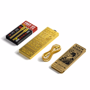 WEKOME WDC-163 Sakin Series USB-C–Lightning uzlādes un datu kabelis, 1 m, PD 20 W, zelta krāsā