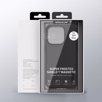 Nillkin Super Frosted Shield Pro Magnētiskais viedtālruņa apvalks iPhone 14 Pro Max ar MagSafe magnētiskais zils
