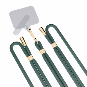 3mk EasyClip tālruņa aukliņa, tumši zaļa (zelta krāsas furnitūra)