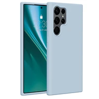 Etteri silikona viedtālruņa apvalks Samsung Galaxy S23 Ultra gaiši zils