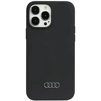 Audi silikona viedtālruņa apvalks iPhone 13 Pro Max 6.7" melns/melns cietais apvalks AU-LSRIP13PM-Q3/D1-BK