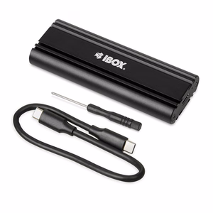 iBox HD-07 SSD korpuss melns M.2
