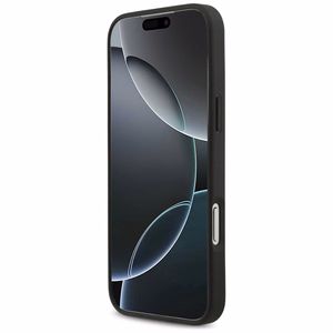 Guess 4G Strap 4G Classic Logo viedtālruņa apvalks iPhone 17 Pro Max - melna