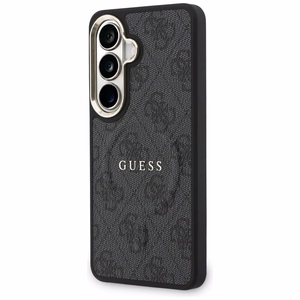 Guess maciņš 4G Embossed Ring MagSafe priekš Samsung Galaxy S26 melns
