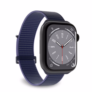 Нейлоновый ремешок Puro Sport для Apple Watch 42 / 44 / 45 / 49 мм - синий