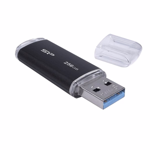 SILICON POWER Blaze B02 USB zibatmiņa 256 GB USB Type-A 3.2 Gen 1 (SP256GBUF3B02V1K) melna