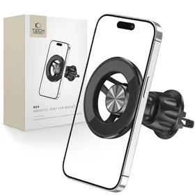 Tech-Protect N54 magnētiskais tālruņa turētājs automašīnai ar MagSafe, stiprināms pie ventilācijas restes - melns
