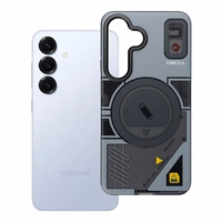 FORCELL F-PROTECT Leveli ar divu slāņu 4D tehnoloģiju, militārā nolaišanas pārbaude saderīgs ar MagSafe SAMSUNG S25 - cyber pelēks