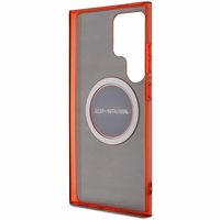 AMG caurspīdīgs divkrāsu MagSafe apvalks Samsung Galaxy S24 Ultra - melns