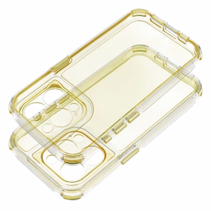 MATRIX CLEAR viedtālruņa apvalks IPHONE 15 Pro dzeltena