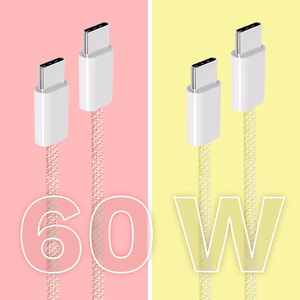 Krüger&Matz Basic USB-C–USB-C kabelis, 60 W, 1,5 m, rozā