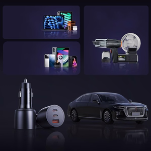 Orico PowerLink 165W USB-A + 2x USB-C auto lādētājs - melns