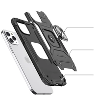 Wozinsky Ring Armor Case statīvs izturīgs aizsargvāks iPhone 13 Pro Max zils
