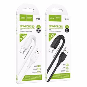 Кабель USB A to USB C Hoco 3A 1 m X120 белый