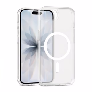 Crong Hybrid Matte Magnetic MagSafe vāciņš ierīcei iPhone 17e / 16e, balts
