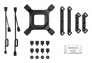 DeepCool AG620 BK ARGB V2 mikroshēmojuma, mātesplates gaisa dzesētājs 12 cm melns 1 gab.