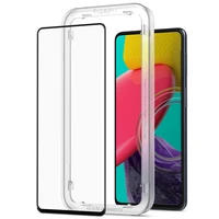 Spigen ALM Glass FC rūdītais stikls Samsung Galaxy M53 5G - melns