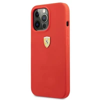 Ferrari FESSIHCP13XRE iPhone 13 Pro Max 6.7" ciets silikona viedtālruņa apvalks sarkans/sarkans