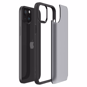 Spigen Ultra Hybrid vāciņš ierīcei iPhone 15 6.1", matēti melns