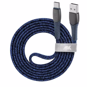 RIVACASE PS6102 BL12 USB-C - USB 2.0 kabelis, 1.2 m, zils
