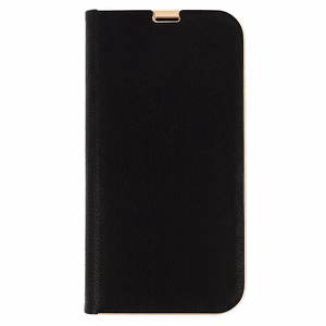 Grāmatas apvalks ar rāmi Samsung Galaxy J7 2017 melns