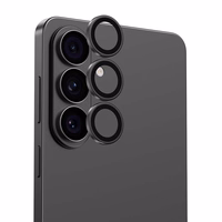 Benks rūdīta stikla stikls Warrior Lens Protector kameras aizsargstikls priekš Samsung Galaxy S26/S26 Plus (lēca 3 gab.) melns