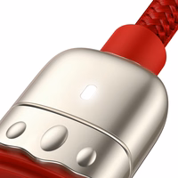 Baseus kabelis Tīģera gads 3 vienā - USB uz Type C, Lightning, Micro USB - 3,5A 1,2 metri (CASX010009) sarkans